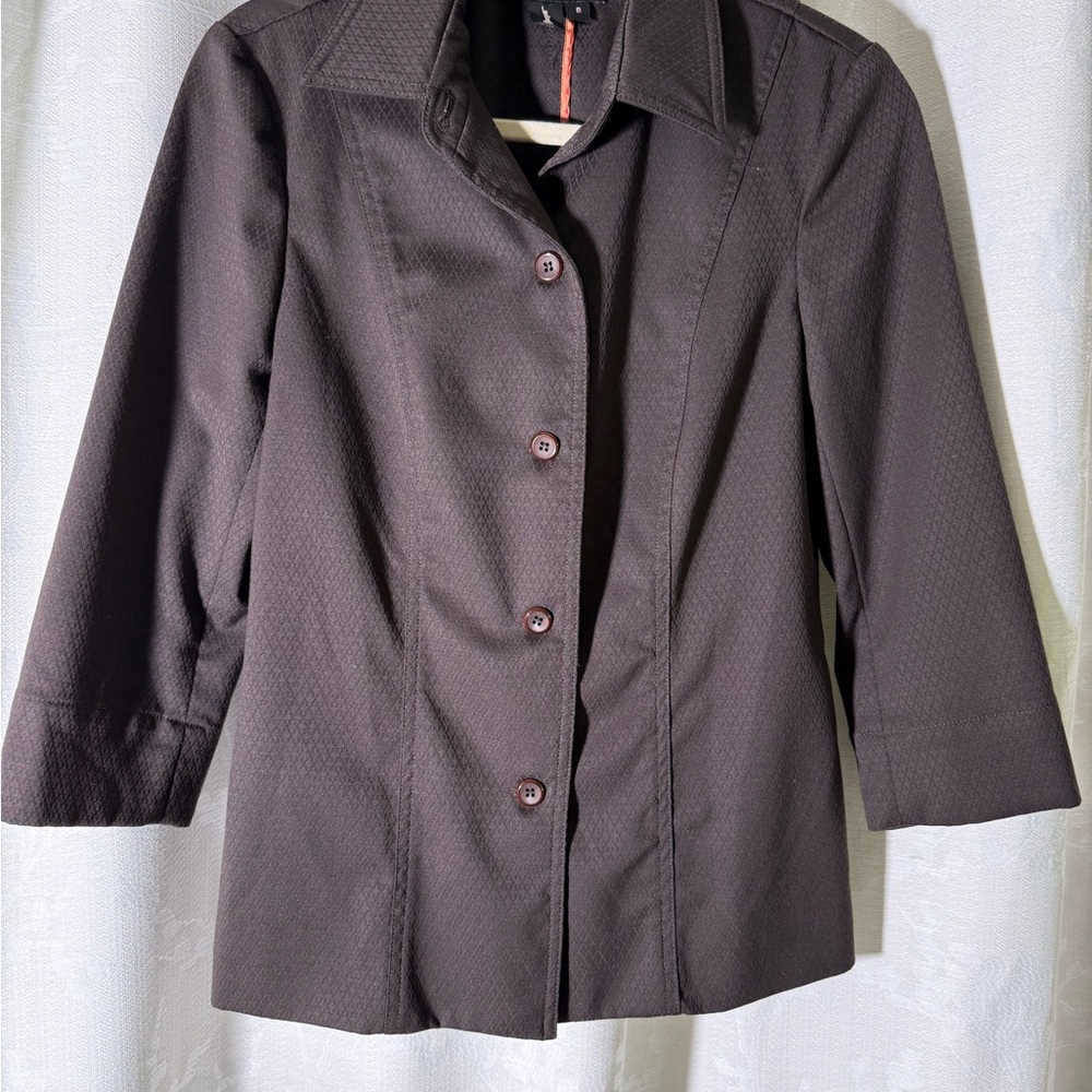 Peace of Cloth Chocolate Brown Blazer
